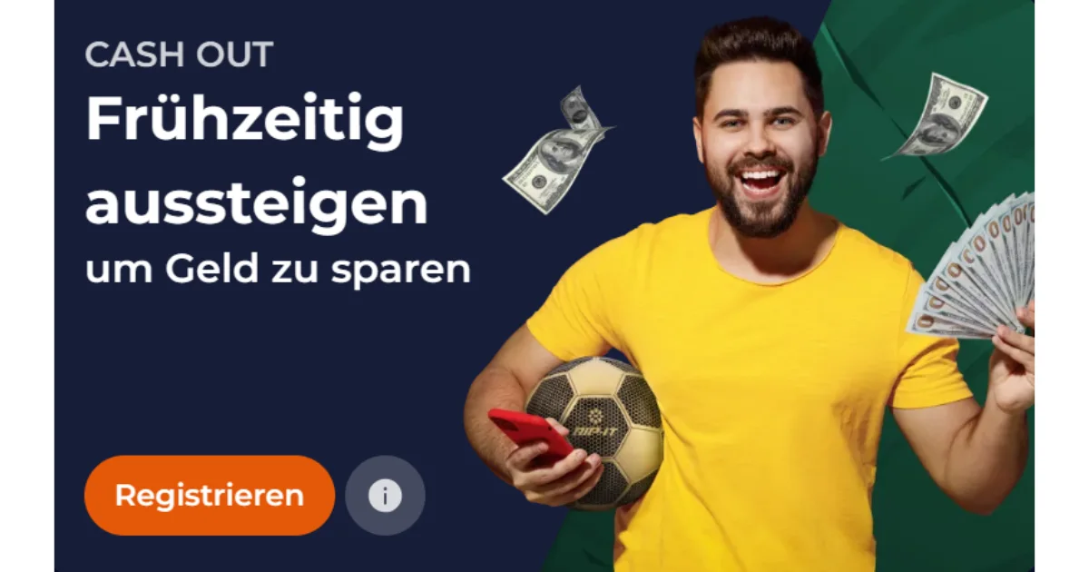 Cash Out bei verfügbaren Sportwetten im Wettschein