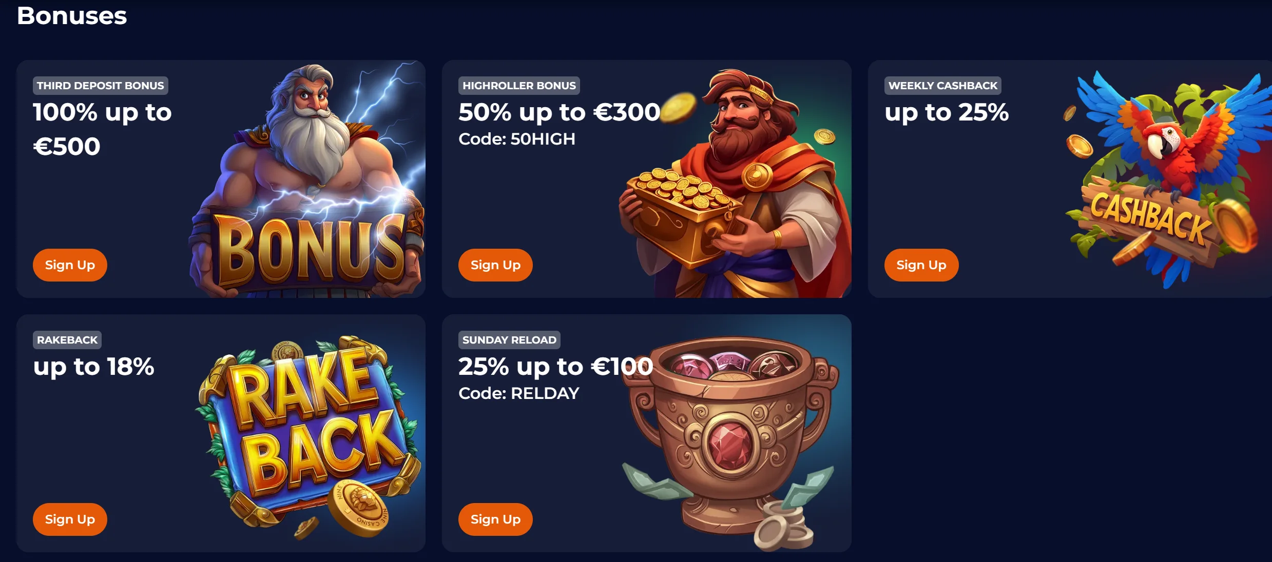 NineCasino tournament rewards overview