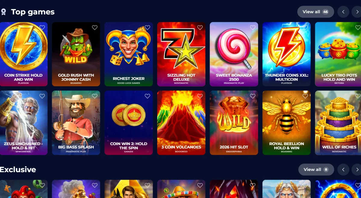 NineCasino game library illustration