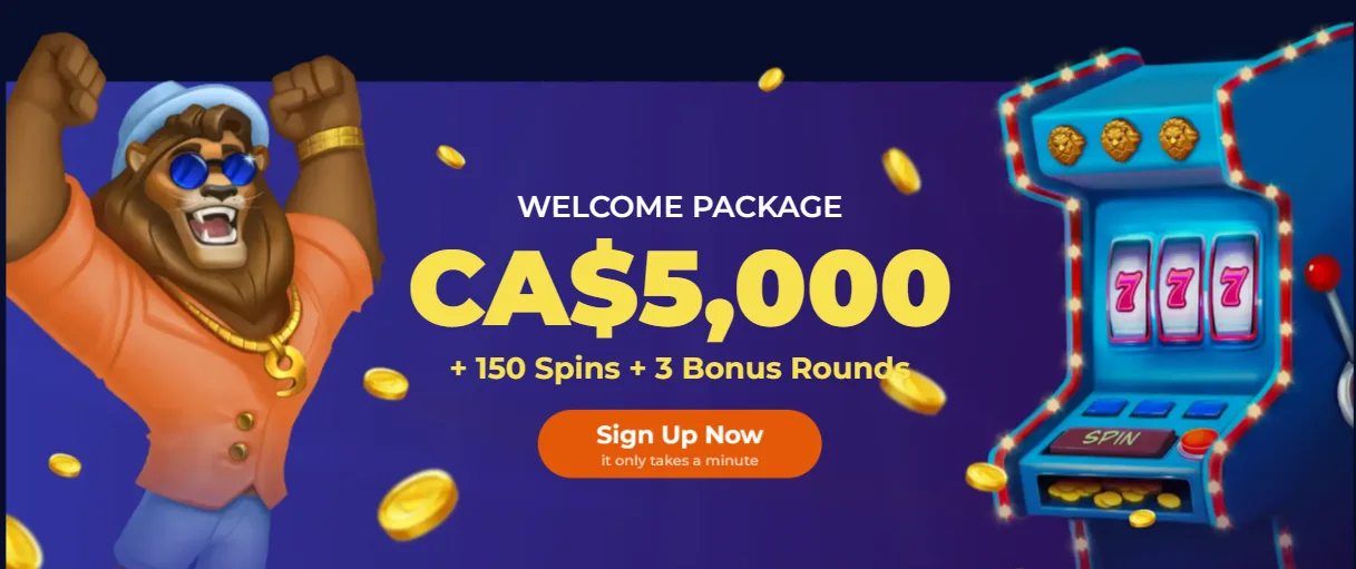 NineCasino Canada welcome package