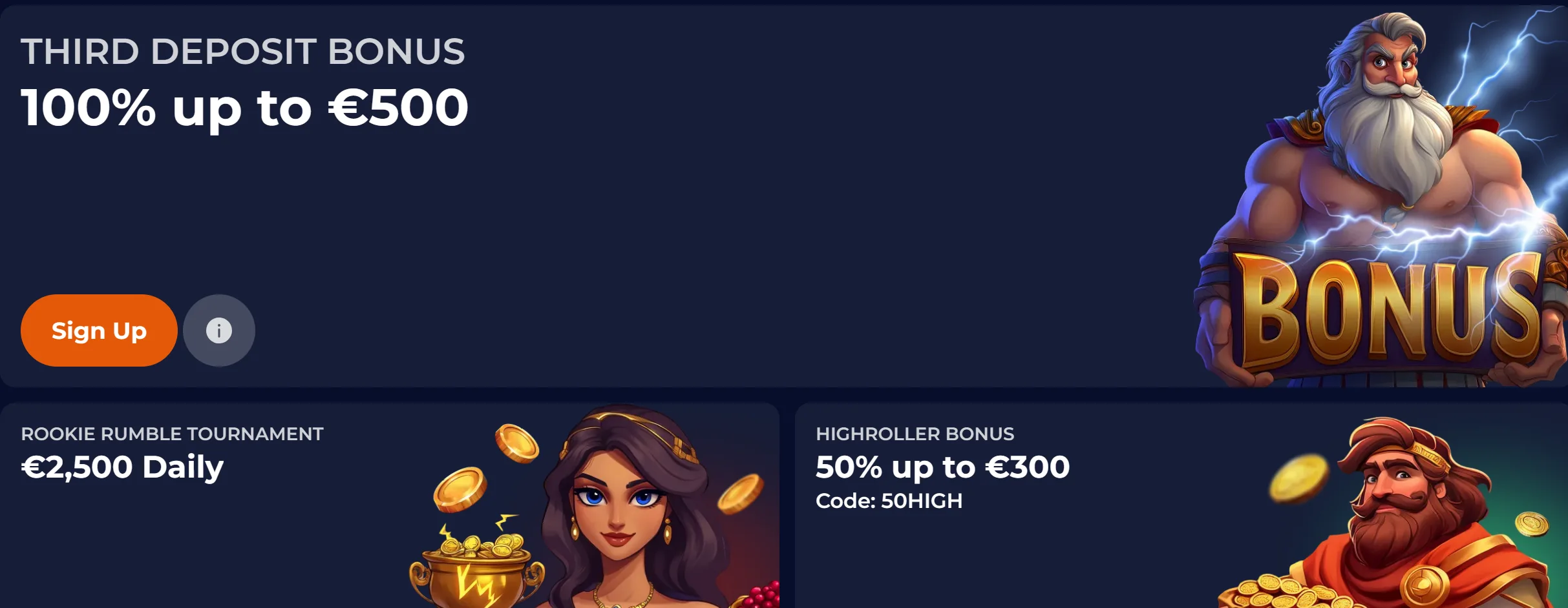 NineCasino bonus and promo code information