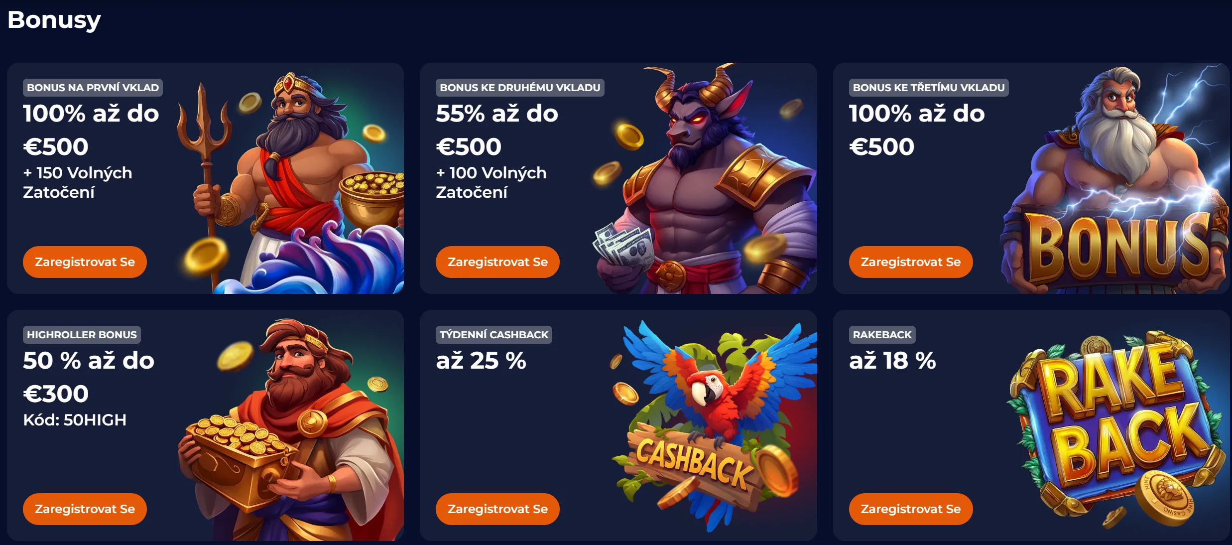 Přehled turnajových odměn NineCasino