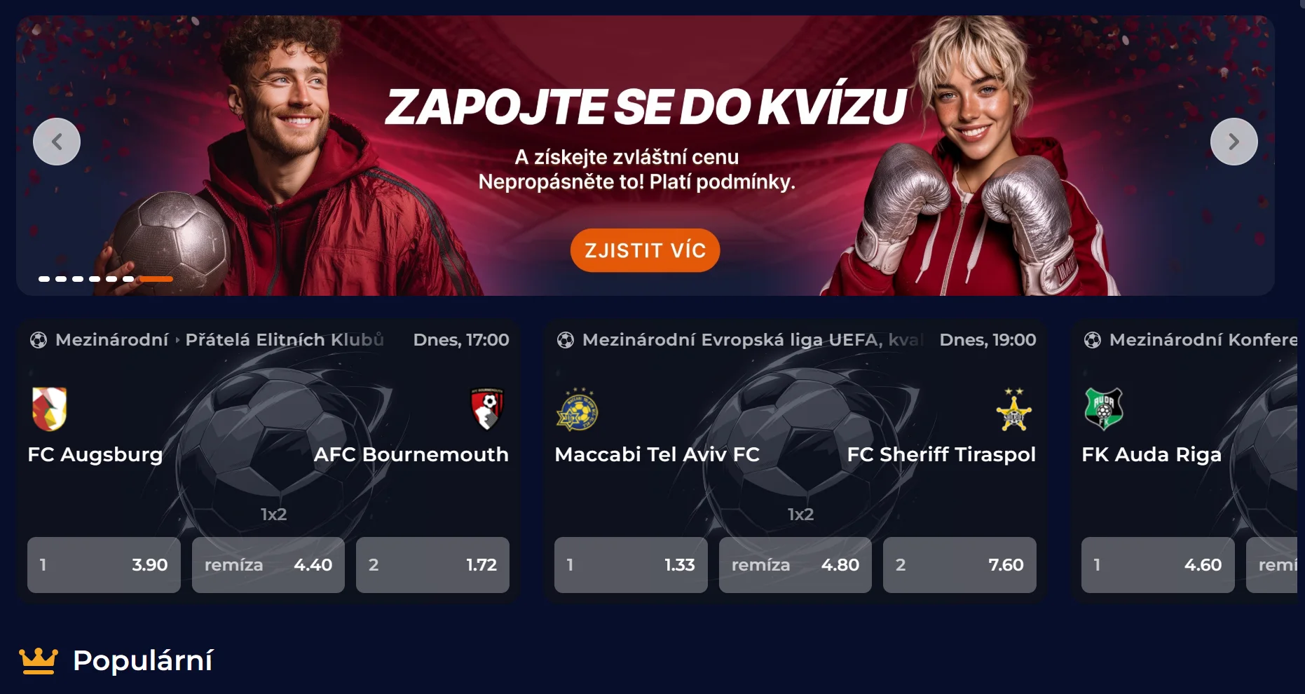 Přehled sportovního sázení na NineCasino