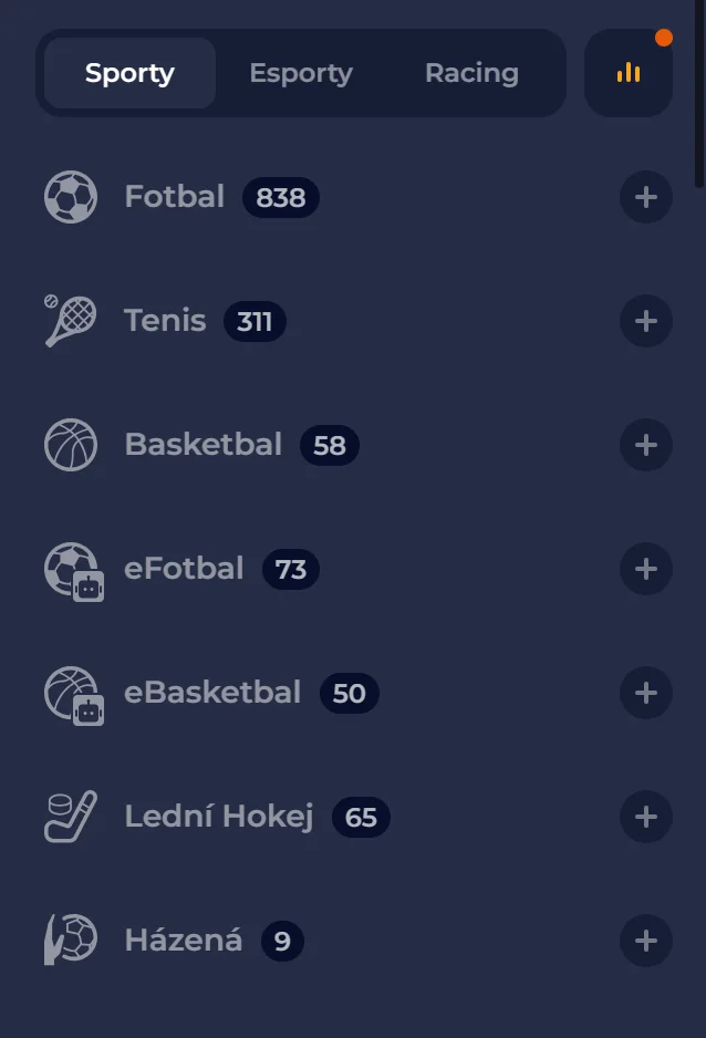 Sázkový lístek s vybranými tipy
