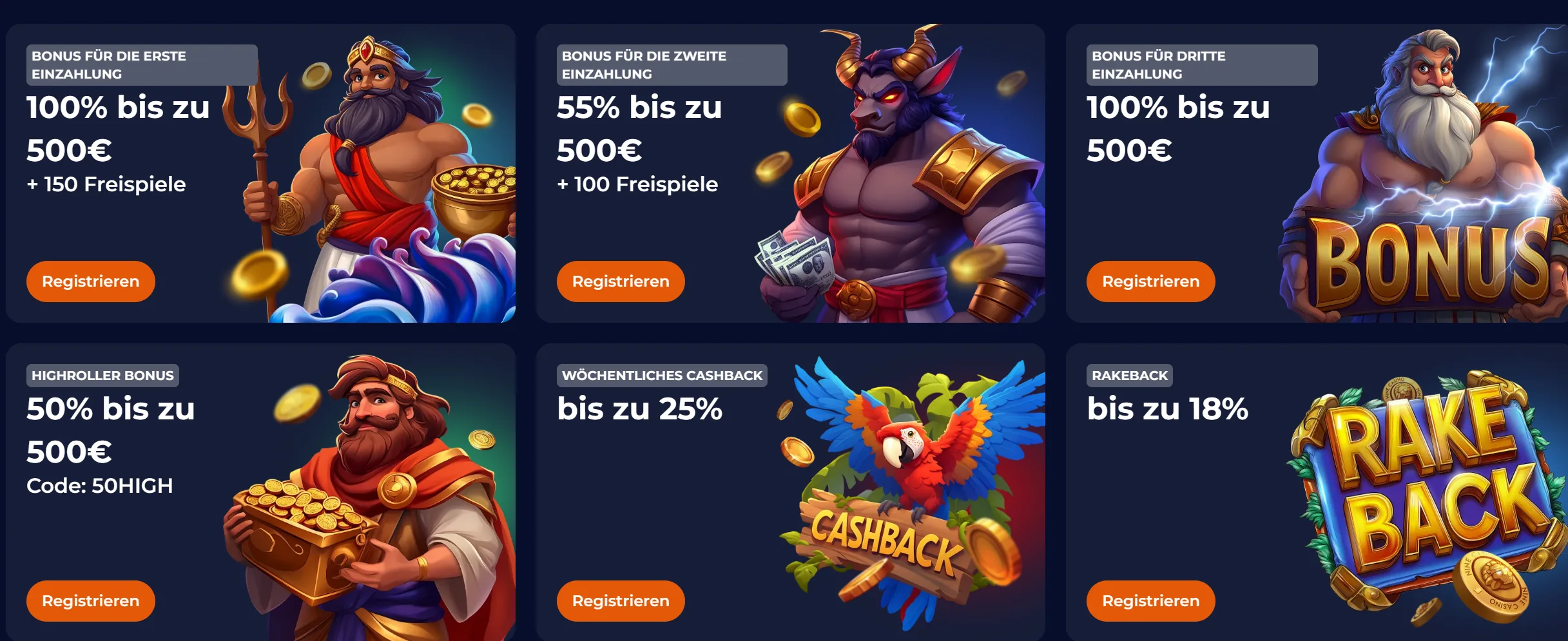 Tägliche und wöchentliche Casino-Turniere