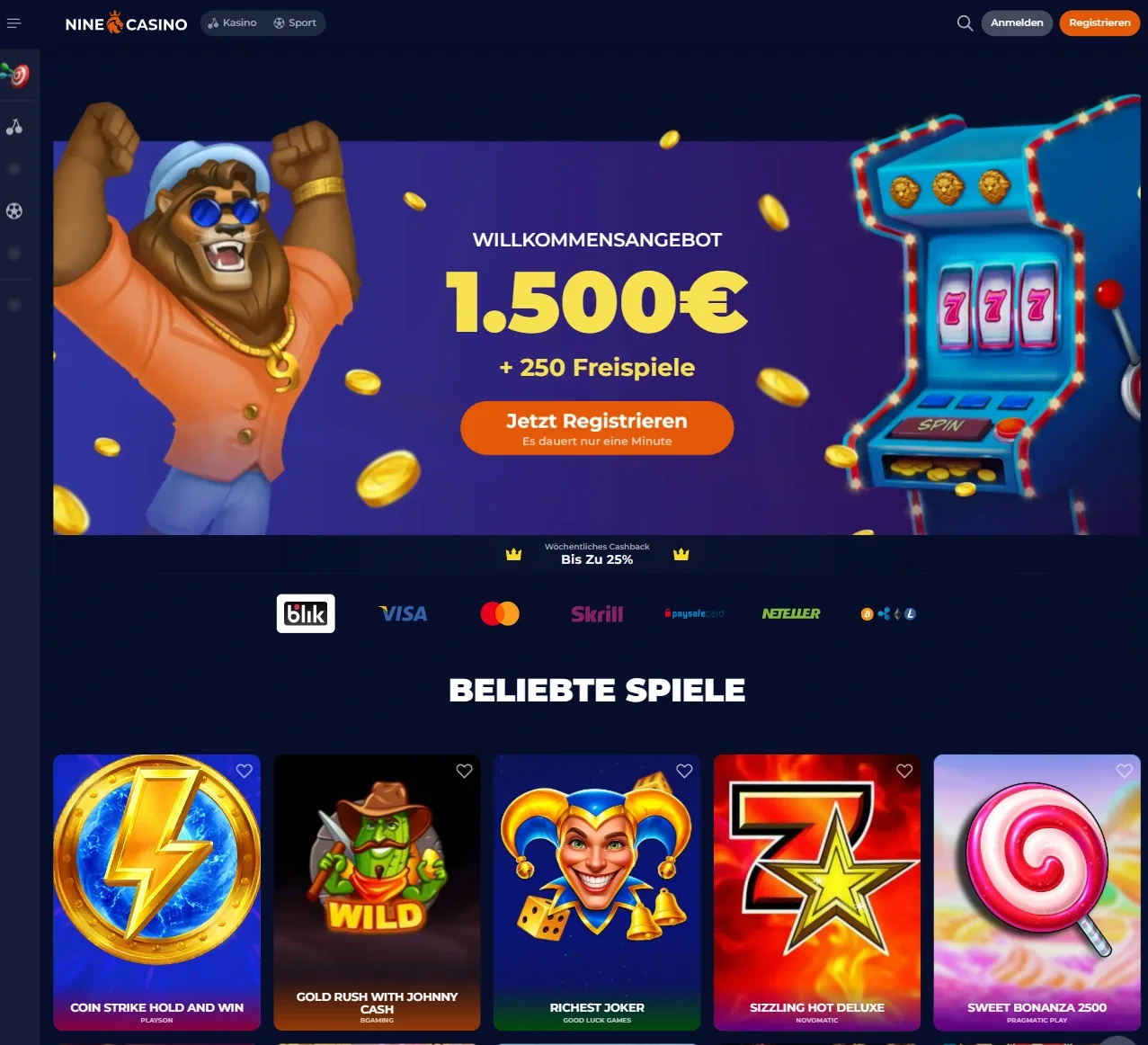 NineCasino im Überblick