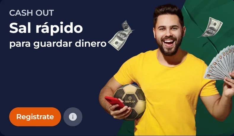 Función Cash Out cuando aparece disponible en pantalla