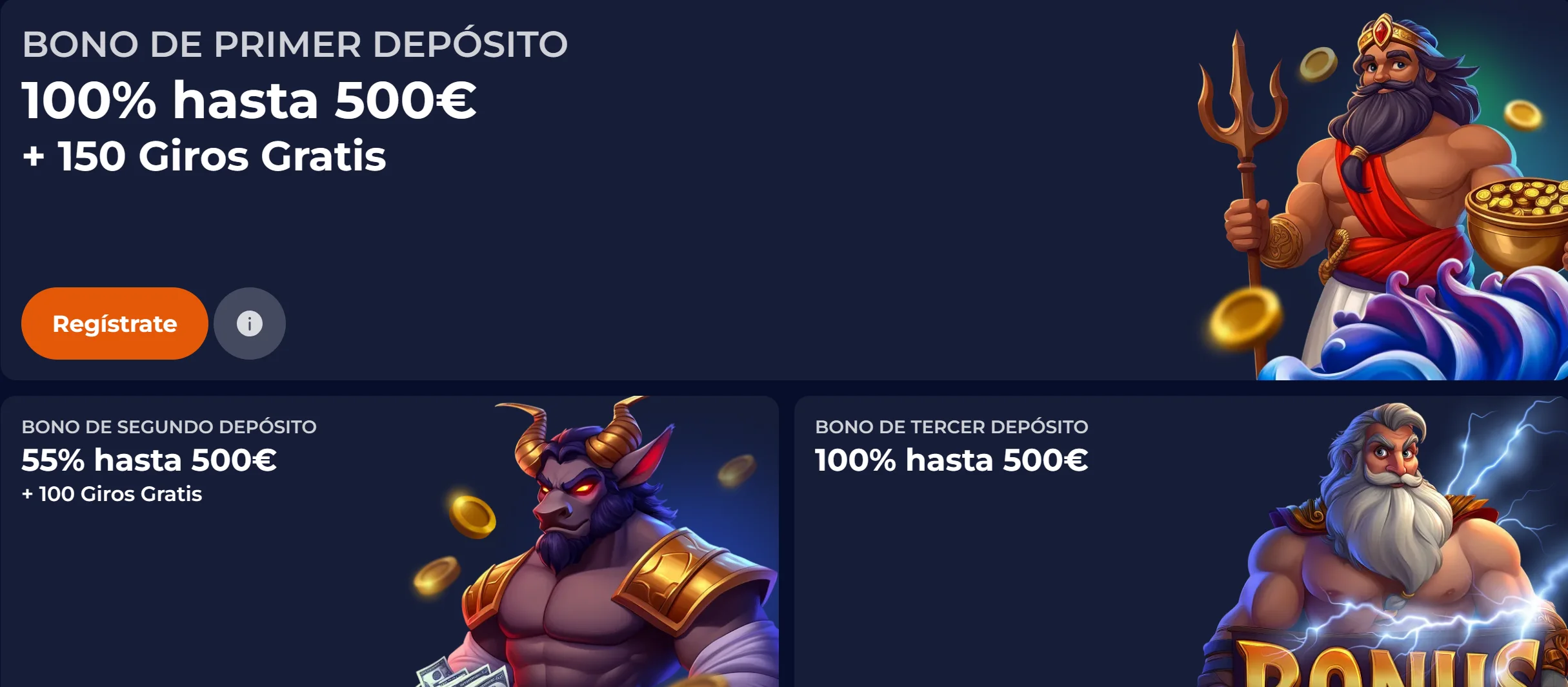 Bonos y códigos promocionales de NineCasino