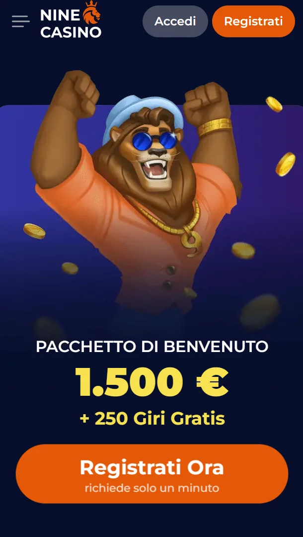 Giochi e scommesse disponibili su NineCasino