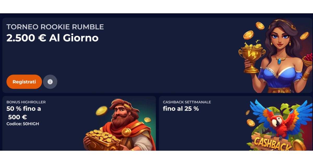 Bonus NineCasino disponibili direttamente