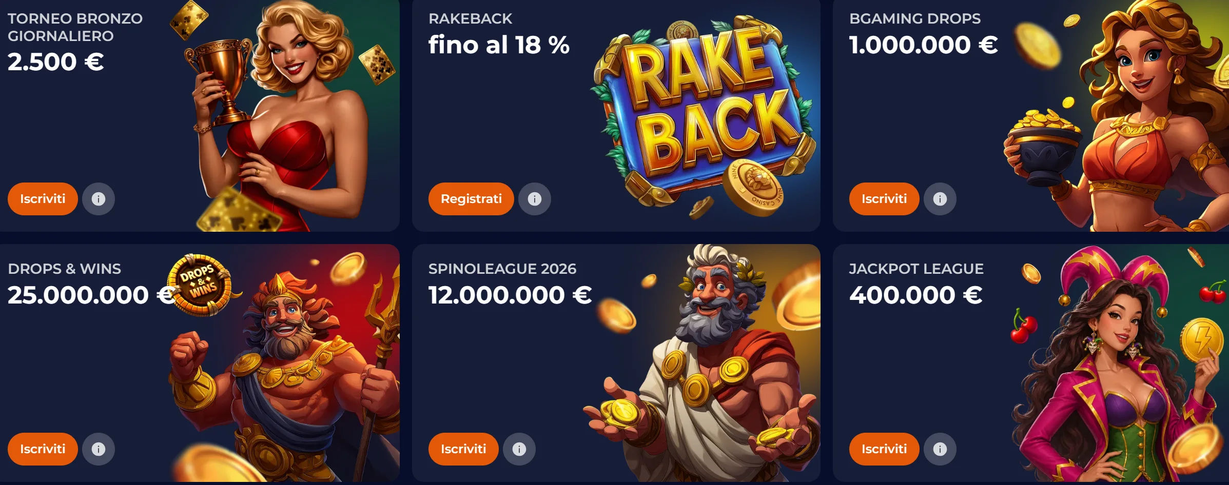 Bonus NineCasino disponibili direttamente