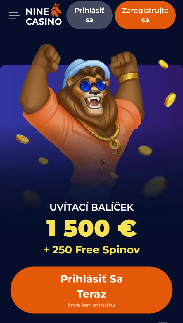 Mobiltilgang til NineCasino