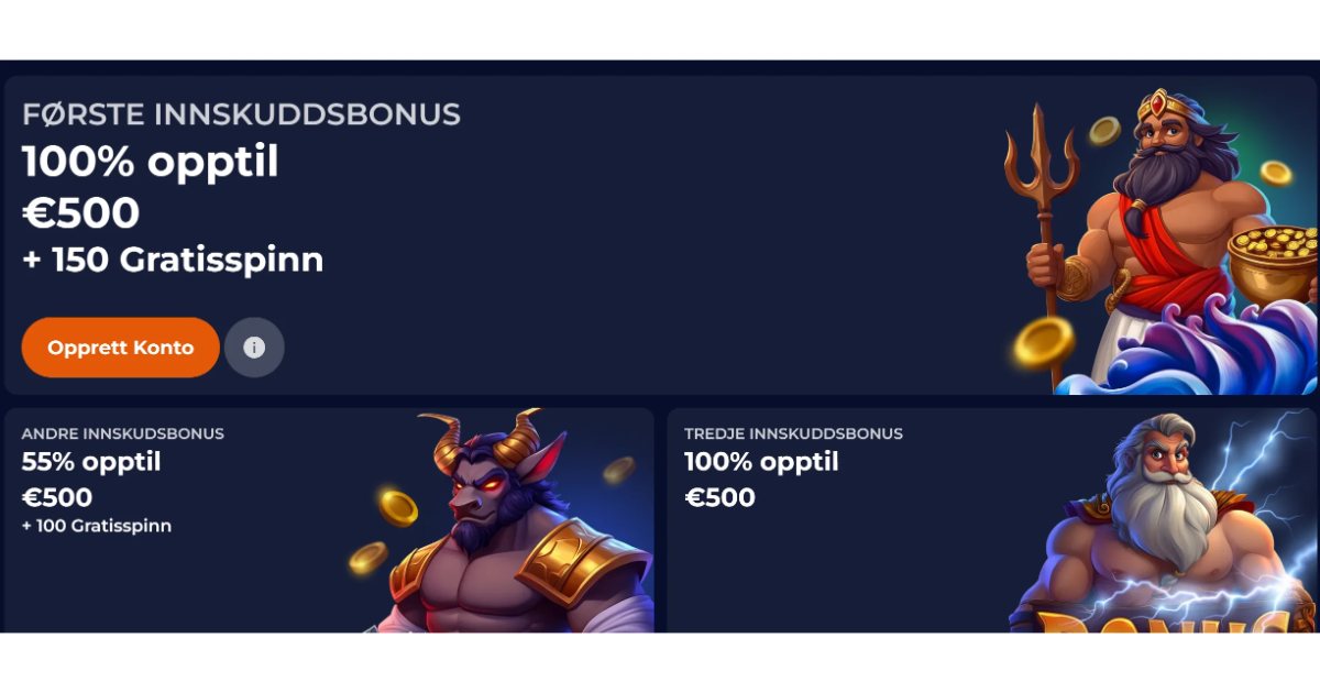Oversikt over NineCasino-koder og bonuser