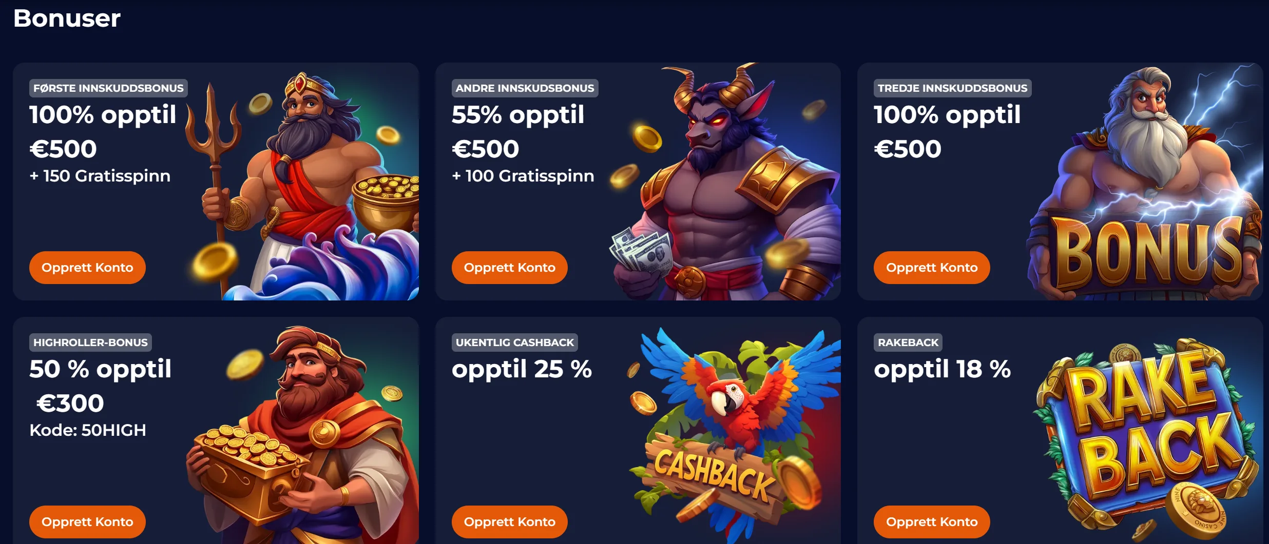 Turneringer og kampanjer hos NineCasino