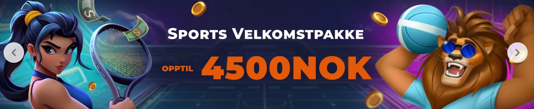 Sportsbonus og cashback hos NineCasino