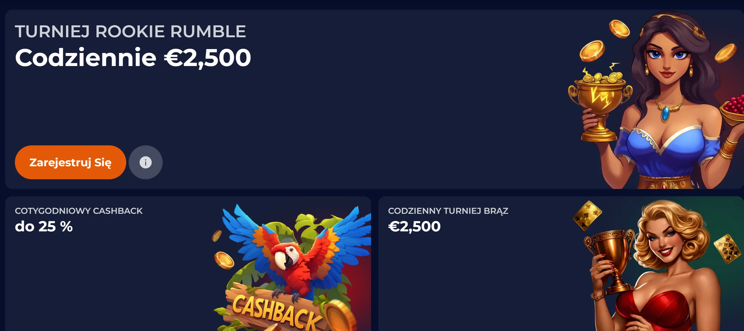 Pakiet powitalny NineCasino z darmowymi spinami