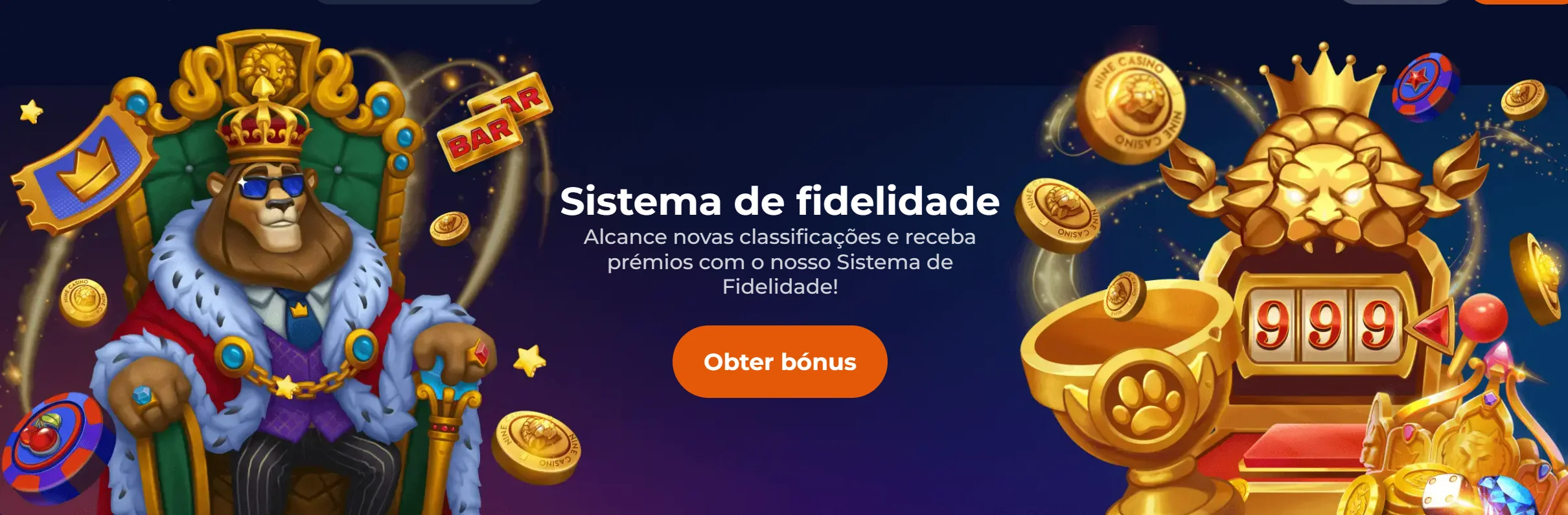 Promoções de casino da NineCasino