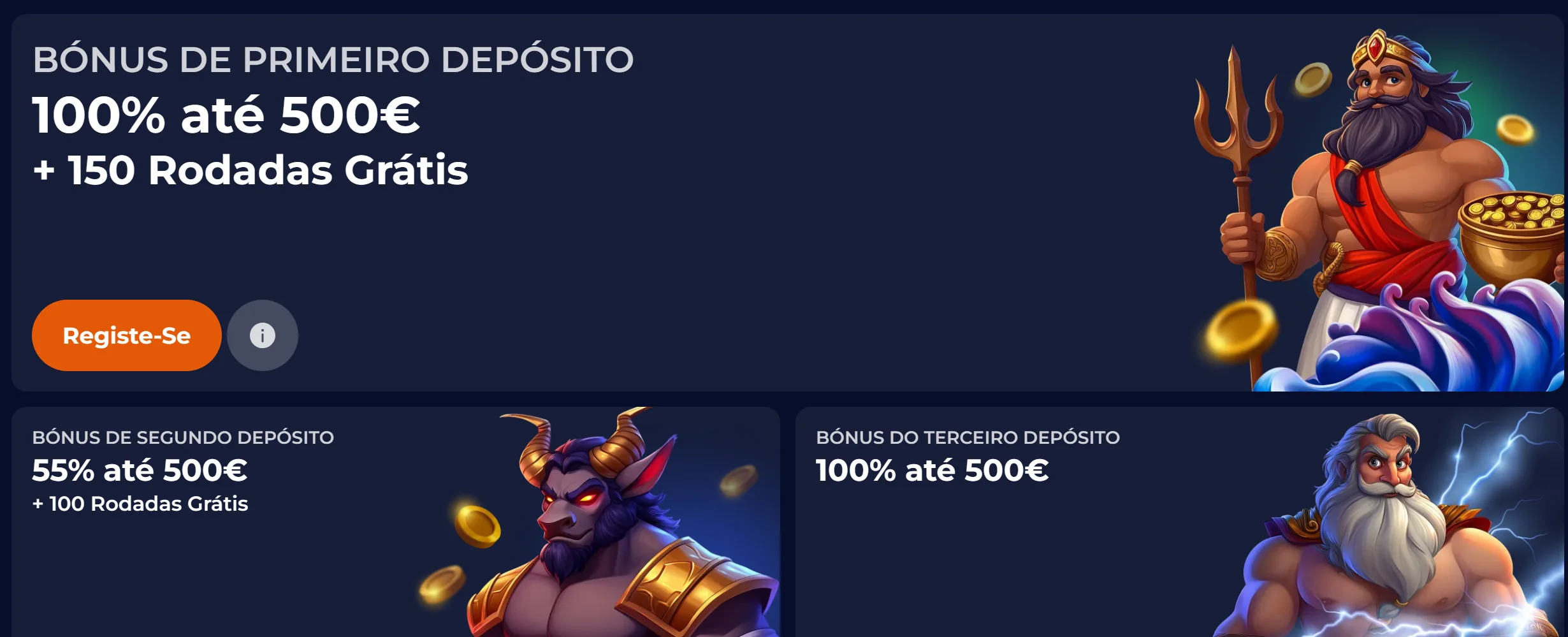 Bónus de boas-vindas de casino