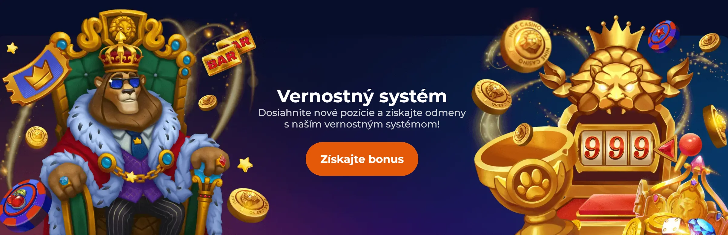Cashback, reloady a vernostné odmeny NineCasino