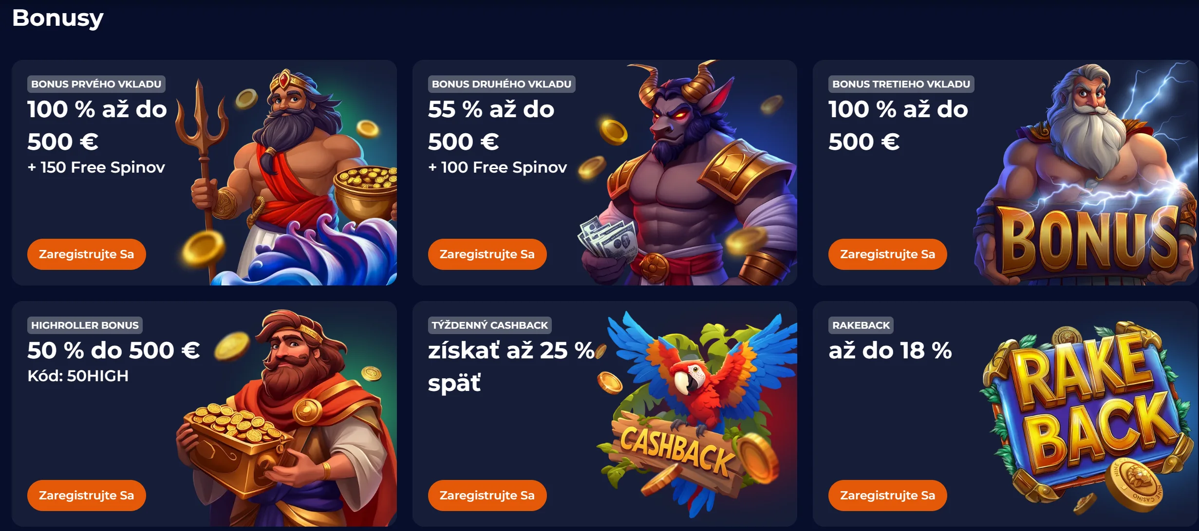Hráči súťažia v turnajoch NineCasino